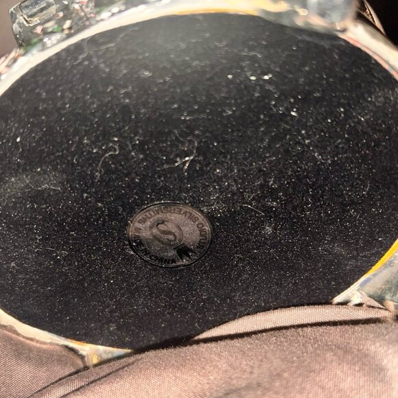 925 Silver jewelry box with pink roses design and red velvet liner inside. NEW - Picture 4 of 6